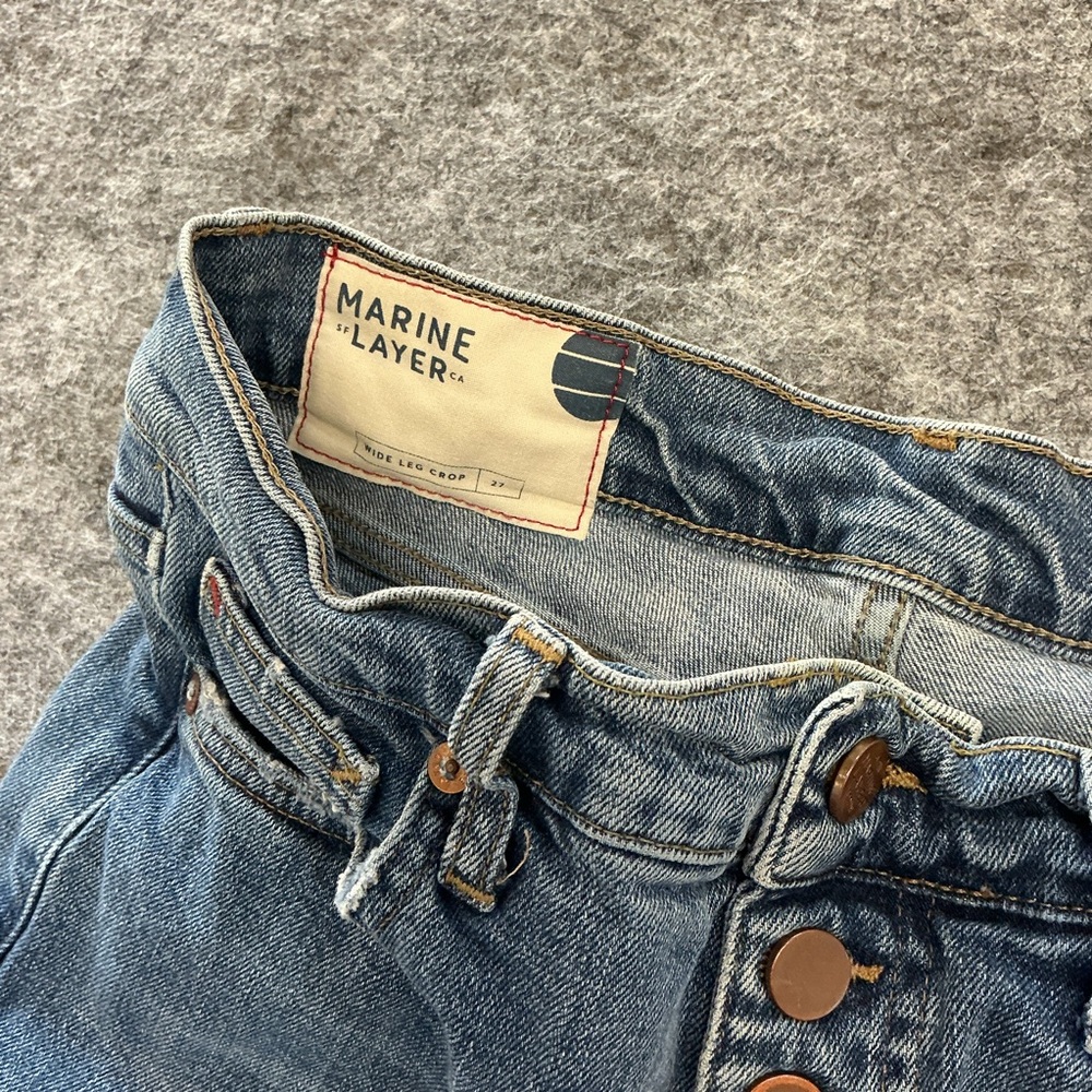 Marine Layer Button Fly Elevated Basic Classic Wi… - image 2